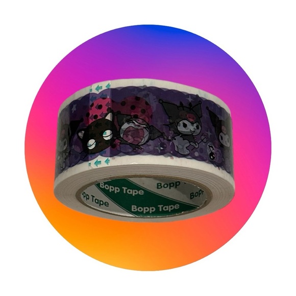 Sanrio Decorative Packing Tape - Kuromi - Picture 3 of 4